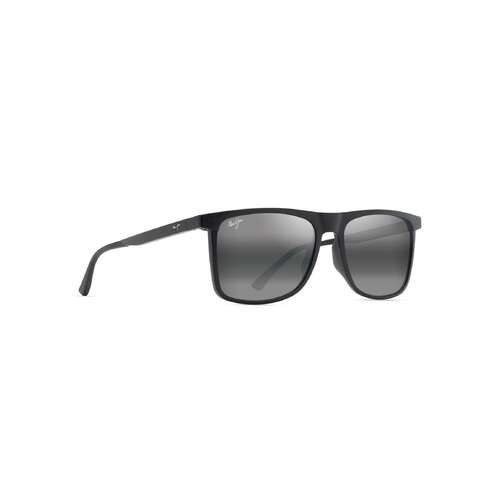 Maui Jim Makamae 619-02 Matte Black / Neutral Grey Polarised Lenses