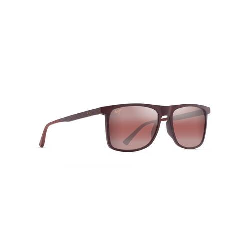 Maui Jim Makamae R619-04 Matte Burgundy / Maui Rose Polarised Lenses