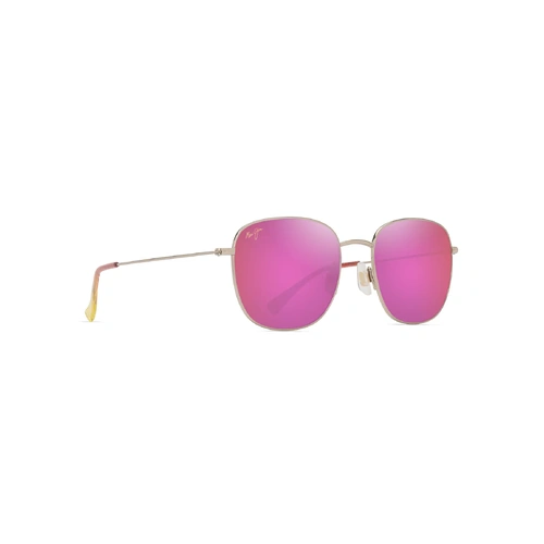 Maui Jim ‘Olali Asian Fit P657-16B Shiny Light Gold w Violet & Pink / Maui Sunrise Polarised Lenses