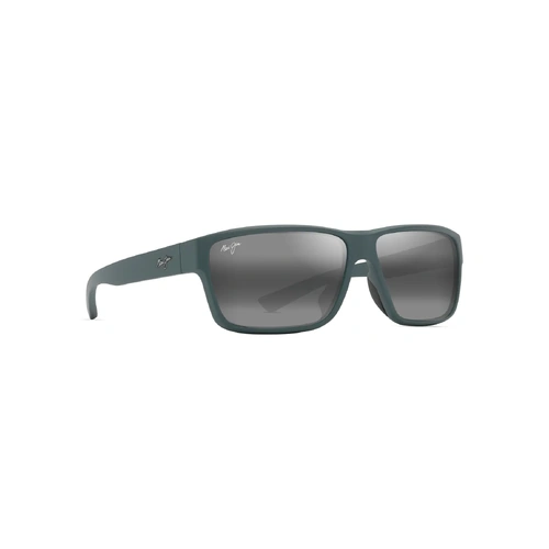 Maui Jim Uila Asian Fit 662-15 Matte Dark Military Green / Neutral Grey Polarised Lenses