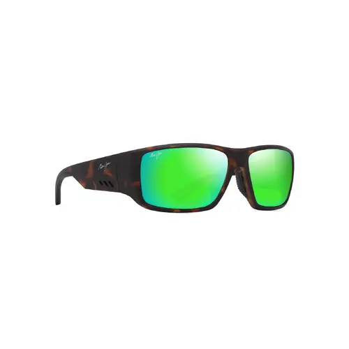 Maui Jim Keha Asian Fit GM664-10 Matte Dark Havana / MauiGreen Polarised Lenses