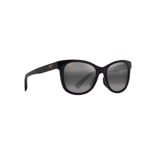 Maui Jim Kiopa'a 671-02 Shiny Black / Neutral Grey Polarised Lenses
