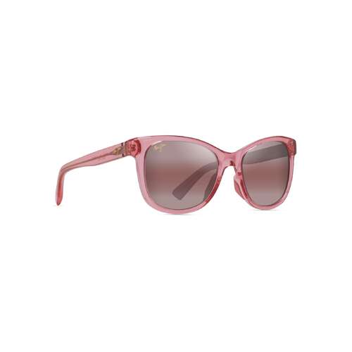 Maui Jim Kiopa'a R671-09 Shiny Transparent Pink / Maui Rose Polarised Lenses