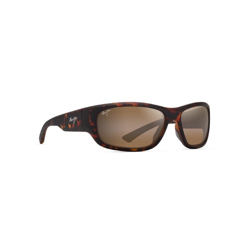Maui Jim Ma'ukele H682-10 Matte Dark Havana / HCL Bronze Polarised Lenses