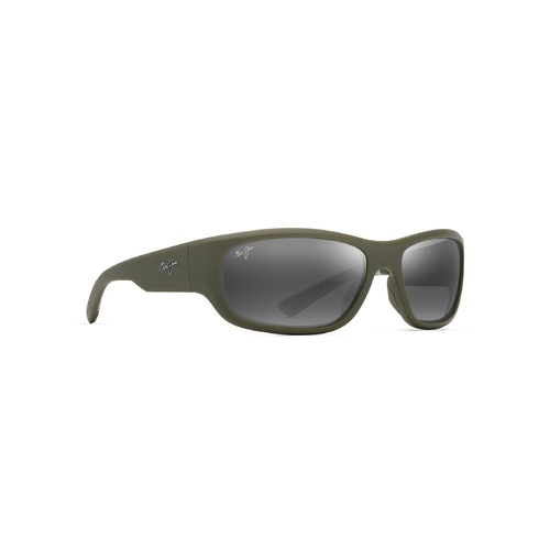 Maui Jim Ma'ukele 682-15 Matte Military Green w Camo / Neutral Grey Polarised Lenses