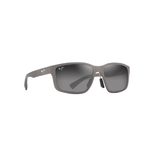 Maui Jim Walewaha Asian Fit GS686-14 Metal Matte Grey / Neutral Grey Polarised Lenses