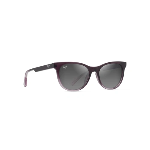 Maui Jim Lonomea GS588-28 Shny Transparent Dark Violet w Lilac / Neutral Grey Polarised Lenses
