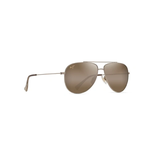 Maui Jim Hauoli XS H589-16 Shiny Light Gold w Brown Gradient / HCL Bronze Polarised Lenses