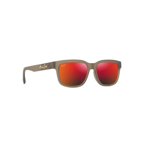 Maui Jim Kopikala RM594-01 Matte Transparent Sand Brown / Hawaii Lava Polarised Lenses