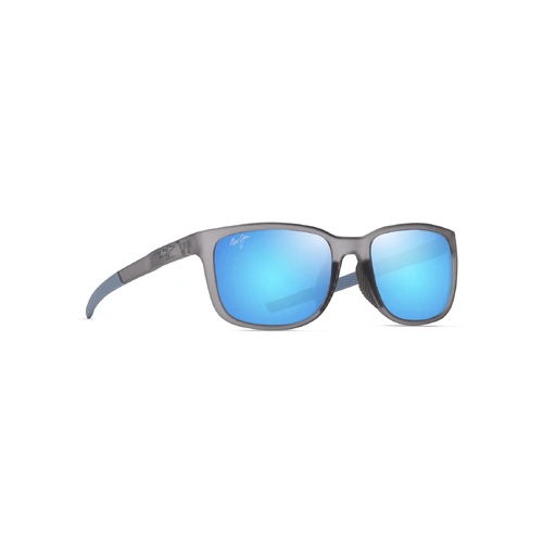 Maui Jim Akala B599-14 Matte Transparent Grey / Blue Hawaii Polarised Lenses