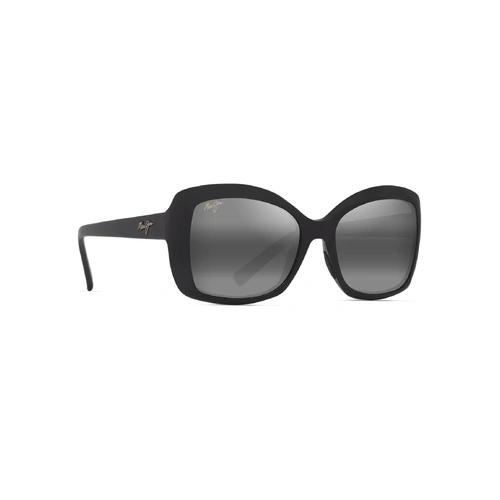 Maui Jim Orchid 735-02 Shiny Black / Neutral Grey Polarised Lenses