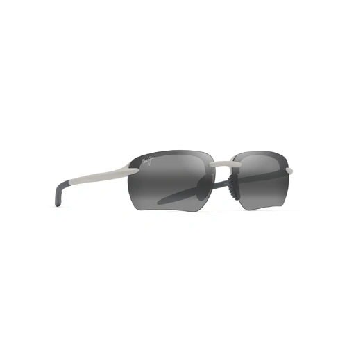 Maui Jim Hookipa Ultra G Asian Fit 337-05 Metal Matte White / Neutral Grey Polarised Lenses
