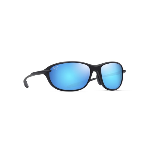 Maui Jim Hookipa Ultra R XS B338-02A Matte Black / Blue Hawaii Polarised Lenses