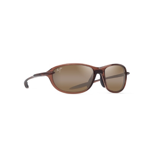 Maui Jim Hookipa Ultra R XS H338-01 Shiny Transparent Brown / HCL Bronze Polarised Lenses