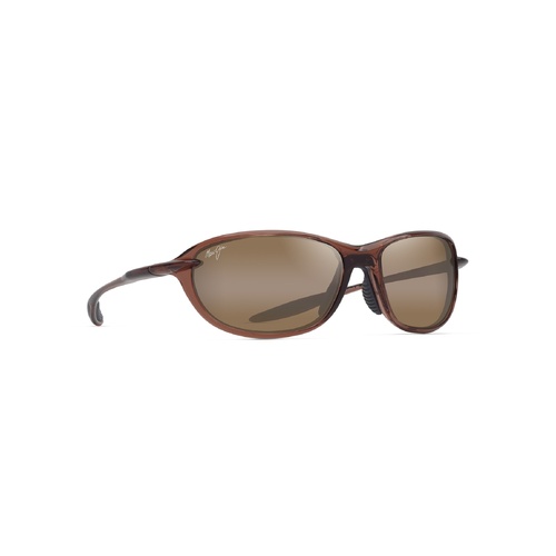 Maui Jim Hookipa Ultra R H339-01 Shiny Transparent Brown / HCL Bronze Polarised Lenses