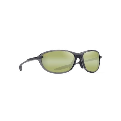 Maui Jim Hookipa Ultra R HT339-14 Metal Shiny Transparent Dark Grey / Maui HT Polarised Lenses