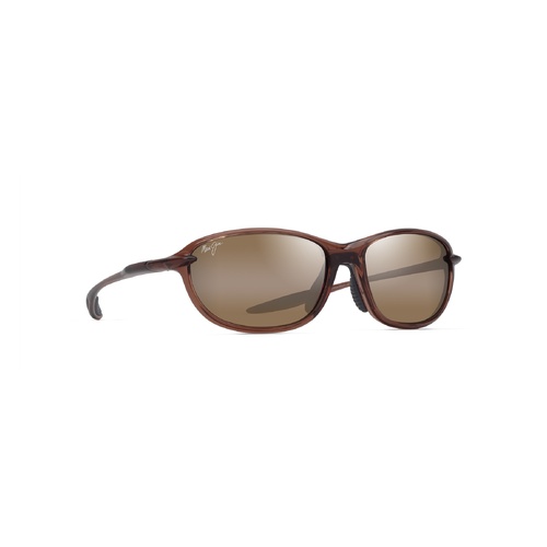 Maui Jim Hookipa Ultra R Asian Fit H340-01 Shiny Transparent Brown / HCL Bronze Polarised Lenses