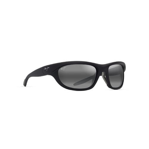 Maui Jim Haulani 349-02 Matte Black / Neutral Grey Polarised Lenses