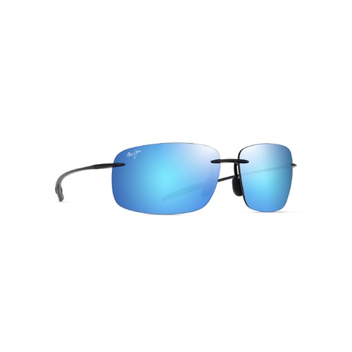 Maui Jim Breakwall B422-02 Shiny Black / Blue Hawaii Polarised Lenses