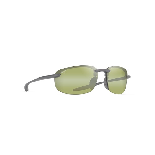 Maui Jim Hookipa Ultra HTP676-14 Metal Matte Grey / HT Green Polarised Photochromic Lenses