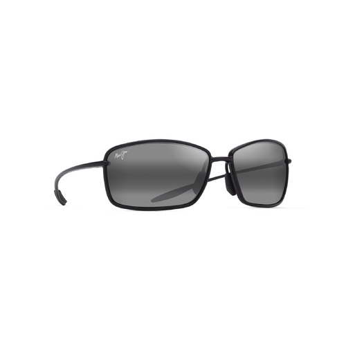 Maui Jim Malu 371-02 Shiny Black / Neutral Grey Polarised Lenses