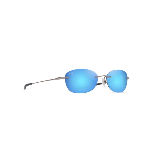 Maui Jim Kaila B373-17 Matte Light Ruthenium / Blue Hawaii Polarised Lenses