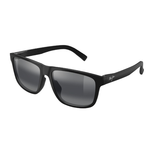 Maui Jim Puali 363-02 Matte Black / Neutral Grey Polarised Lenses