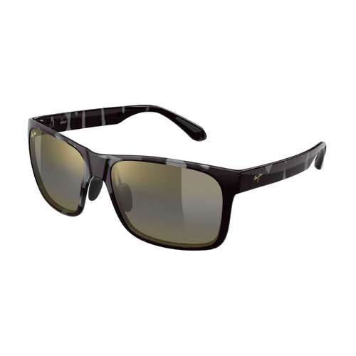 Maui Jim Red Sands XL H358-10 Shiny Grey Havana / HCL Bronze Polarised Lenses