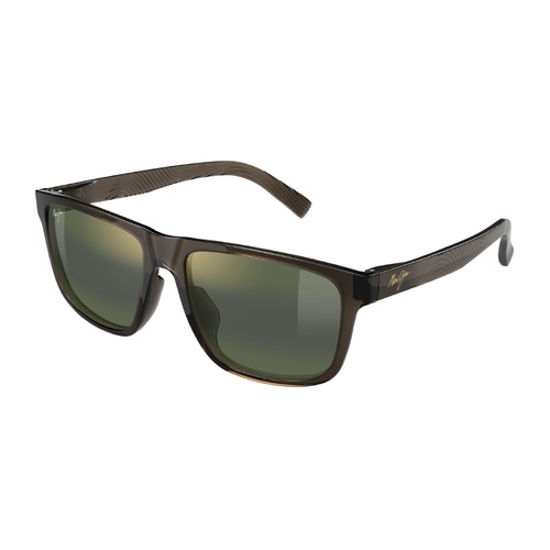 Maui Jim Puali HT363-01 Shiny Transparent Dark Brown / Maui HT Polarised Lenses
