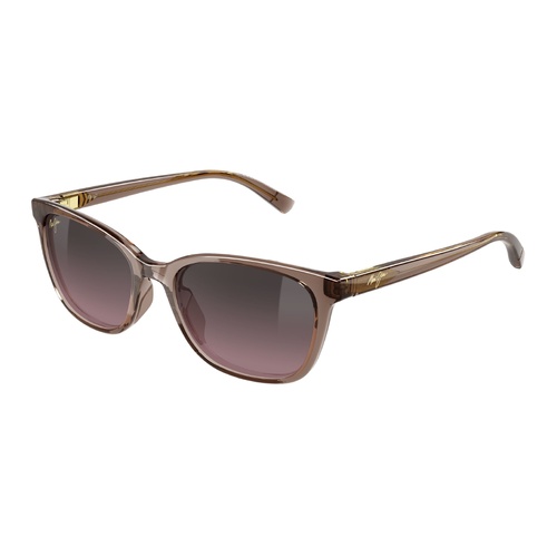 Maui Jim Kukaulani RS360-01 Shiny Transparent Light Pinkish Brown / Maui Rose Polarised Lenses