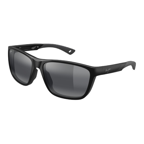 Maui Jim Makoi Asian Fit 368-02 Matte Black / Neutral Grey Polarised Lenses