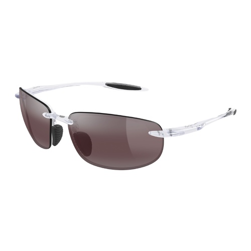 Maui Jim Ho'okipa Ultra R676-05 Shiny Crystal / Maui Rose Polarised Lenses