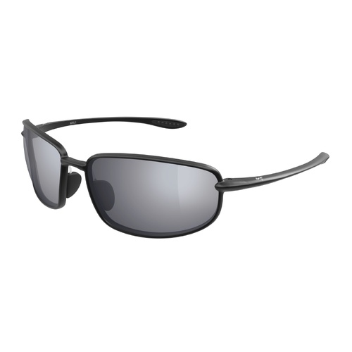 Maui Jim Ho'okipa R Lite S370-02B Matte Metallic Black / Hawaii Seashine Polarised Lenses