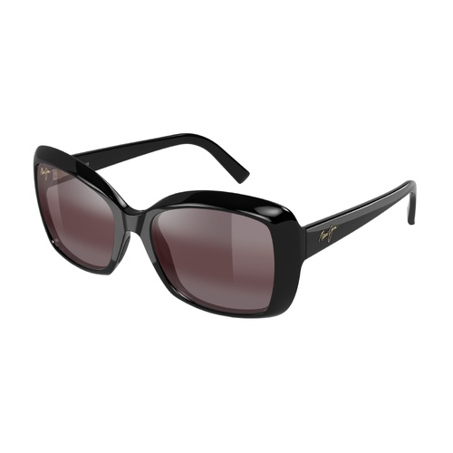 Maui Jim Orchid R735-02 Shiny Black / Maui Rose Polarised Lenses