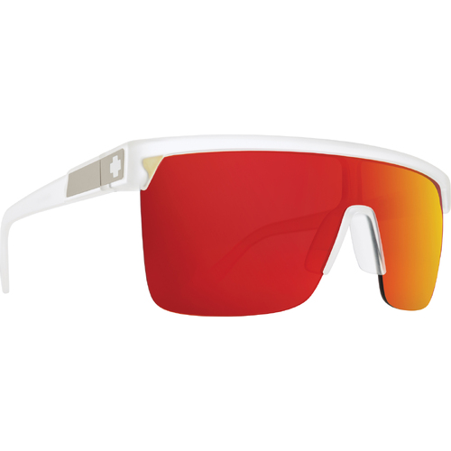 Spy Flynn 50/50 6700000000045 Matte Crystal / Happy Gray Green with Red Spectra Mirror Lenses