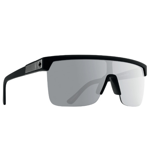 Spy Flynn 50/50 6700000000077 Soft Matte Black / Happy Gray Green with Silver Spectra Mirror Polarised Lenses