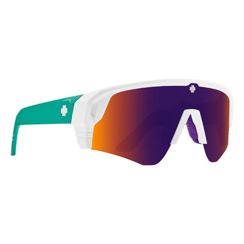 Spy Monolith Speed 6700000000234 Matte White Teal / Happy Grey Green Dark Purple Mirror Lenses