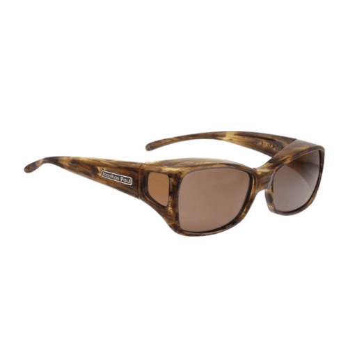 Fitovers Dahlia DL003A Tiger Eye / Amber Silver Blue Mirror Polarised Lenses