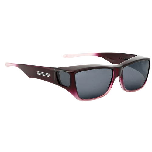 Fitovers Traveler TL005 Plum & Pink Ombre / Grey Silver Blue Mirror Polarised Lenses