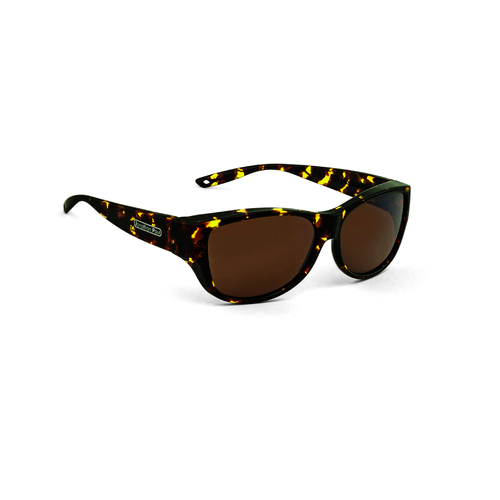 Fitovers Trimline Voyager TLV004A Shiny Tortoise / Amber Silver Blue Mirror Polarised Lenses