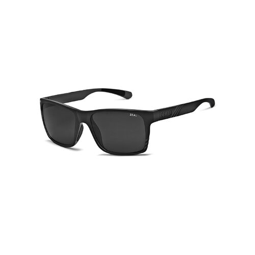 Zeal Brewer 10416 Matte Black / Dark Grey Polarised Lenses