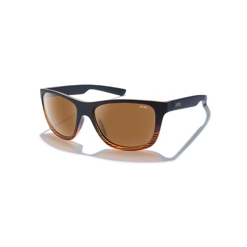 Zeal Radium 11434 Torched Woodgrain / Copper Polarised Lenses