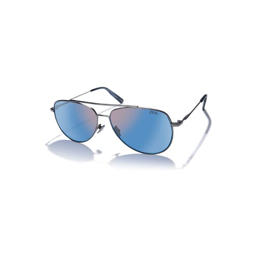 Zeal Hawker 12720 Matte Silver / Horizon Blue Polarised Lenses