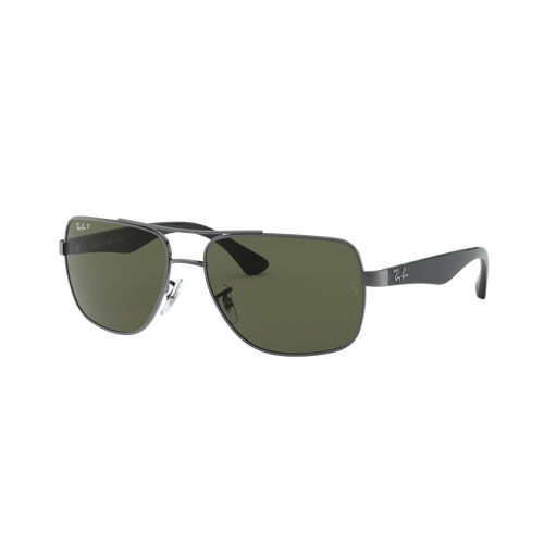 Ray-Ban RB3483 004/58-60 Gunmetal / Green Polarised Lenses