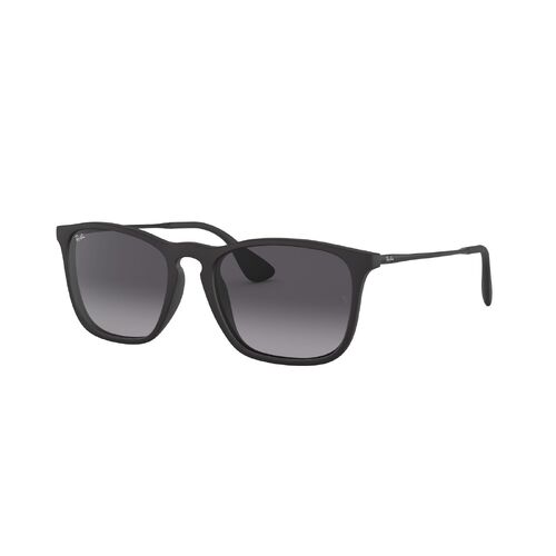 Ray-Ban RB4187 622/8G-54 Chris Rubber Black / Grey Gradient Lenses