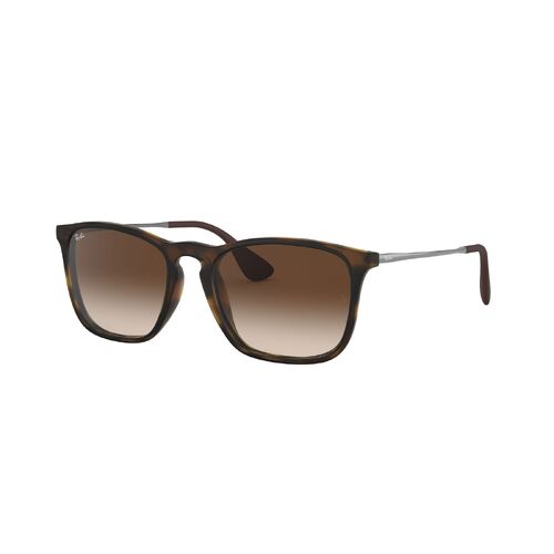 Ray-Ban RB4187 856/13-54 Chris Rubber Havana / Dark Brown Gradient Lenses