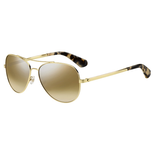 Kate Spade AVALINE2/S 06J NQ 58 Gold Havana / Rose Gold Mirror Lenses