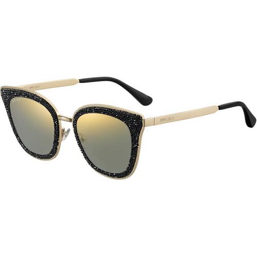 Jimmy Choo LIZZY/S 2M2 K1 63 Black Gold / Gold Mirror Lenses