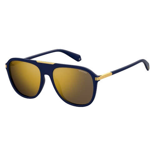 Polaroid PLD 2070/S/X PJP LM 58 Blue / Grey Gold Mirror Polarised Lenses