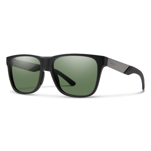 Smith Lowdown Steel TI7 L7 56 Matte Black Ruthenium / Green Chromapop Polarised Lenses